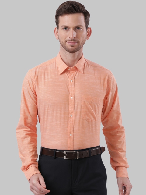 

Next Look Men Orange Regular Fit Solid Fomal Shirt
