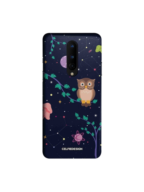 

CelfieDesign Multicoloured Space Owl OnePlus 8 Back Cover, Multi