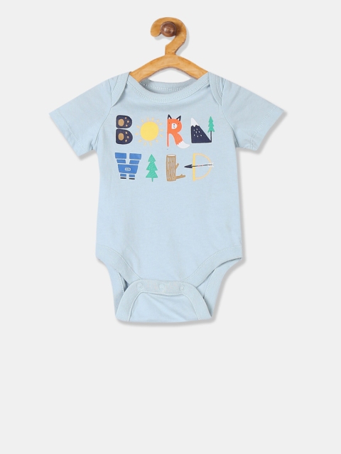 

GAP Boys Blue Graphic Short Sleeve Bodysuit