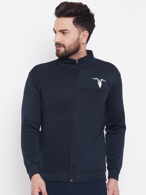 

YOGAIR Men Blue Solid Lightweight Sporty Jacket