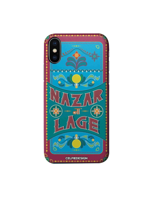 

CelfieDesign Blue Green Nazar Lage Apple iPhone XS Sustainable Back Cover