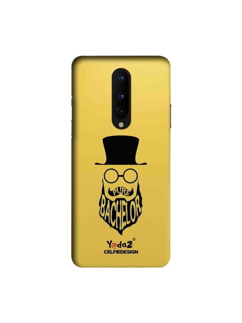 

CelfieDesign Yellow & Black OnePlus 8 Printed Back Cover