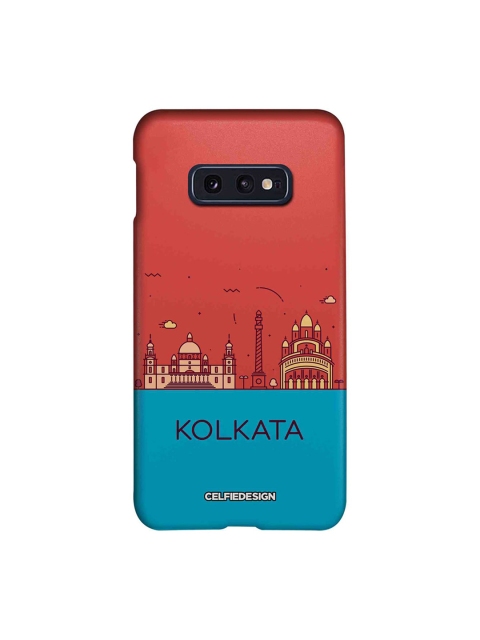 

CelfieDesign Red & Blue Kolkata Skyline Samsung Galaxy S10E Sustainable Back Cover