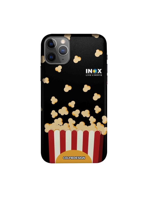 

CelfieDesign Black & Red Quirky Sustainable Popcorn Apple iPhone 11 Pro Back