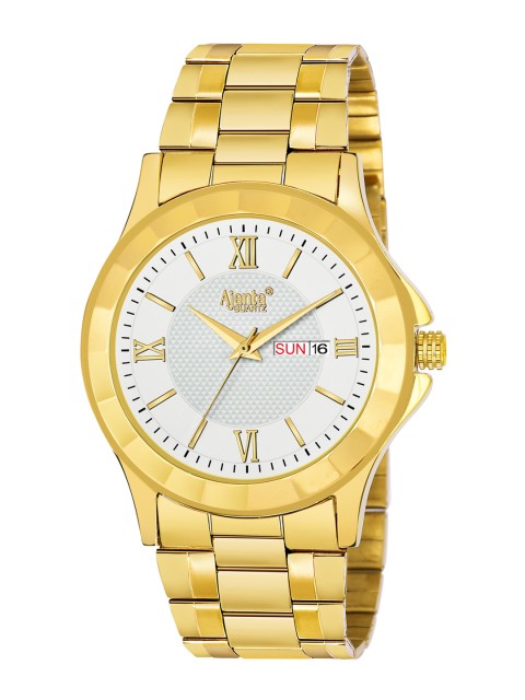 

Ajanta Men White Analogue Watch AWC414MRG/5