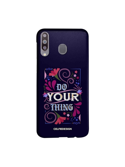 

CelfieDesign Navy Blue & Pink Do Your Thing Samsung Galaxy M30 Back Case
