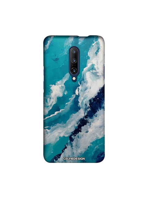 

CelfieDesign Blue & White Abstract Frothy Waves OnePlus 7 Pro Back Cover