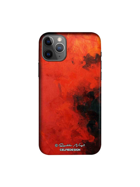 

CelfieDesign Red & Black Red On Me Rouble Nagi Quirky Sustainable Apple iPhone 11 Pro Mobile Back Cover