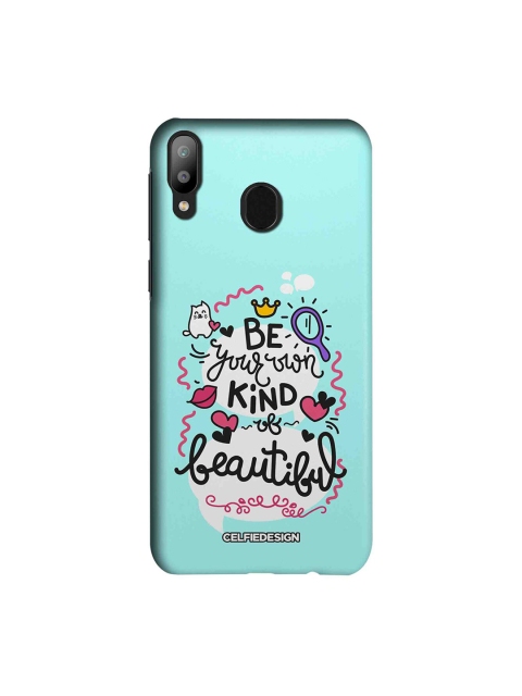 

CelfieDesign Blue & White Be Your Own Kind Of Beautiful Samsung Galaxy M20 Back Case