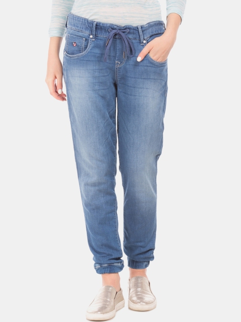 

U.S. Polo Assn. Women Blue Regular Fit Jogger Jeans