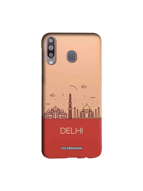 

CelfieDesign Beige & Red Delhi Skyline Samsung Galaxy M30 Sustainable Back Cover