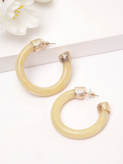 

AVANT-GARDE PARIS Gold-Toned Circular Hoop Earrings