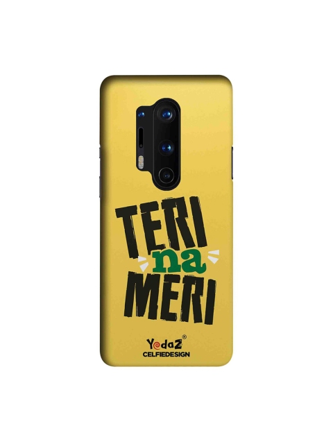 

CelfieDesign Yellow Black Teri Meri Yedaz Quirky Sustainable OnePlus 8 Pro Back Cover