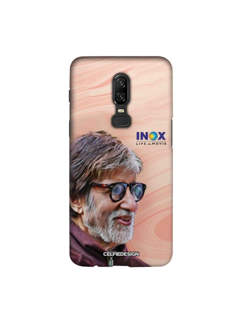 

CelfieDesign Peach-Coloured & Brown Inox Grand Odyssey Quirky OnePlus 6 Back Cover