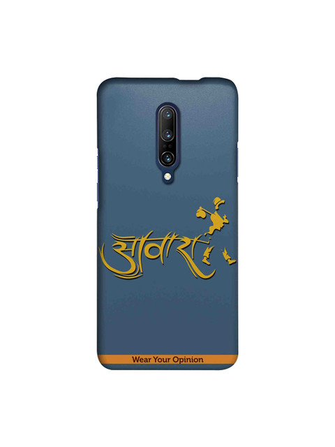 

CelfieDesign Blue & Yellow Quirky Awaara OnePlus 7 Pro Back Cover