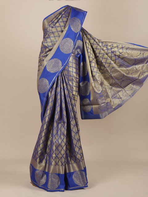 

Pothys Blue Woven Design Saree