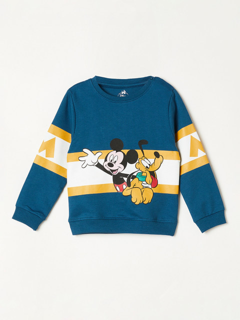 

Juniors by Lifestyle Boys Blue Printed Sweatshirt