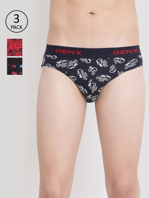 

Genx Men Pack Of 5 Assorted Briefs GENX_JAZ_BRF_OE_3PC