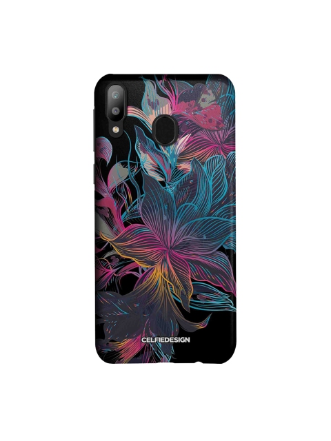 

CelfieDesign Black & Pink Neon Flowers Samsung Galaxy M20 Sustainable Back Cover