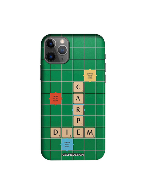 

CelfieDesign Green & Pink Scrabble Game Quirky Sustainable Apple iPhone 11 Pro Mobile Back Cover