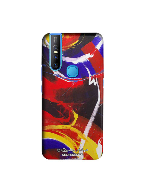 

CelfieDesign Red & Black New World Rouble Nagi Quirky Vivo V15 Back Cover
