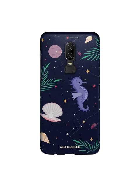 

CelfieDesign Navy-Blue & Green Space Beach And Nature OnePlus 6 Sustainable Back Cover