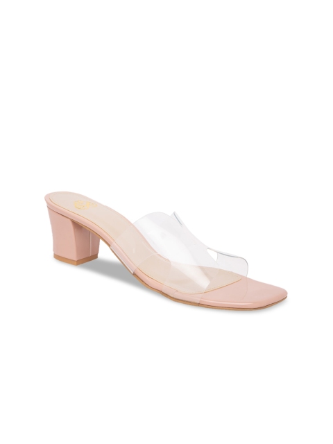 

Sole To Soul Women Pink Solid Mules