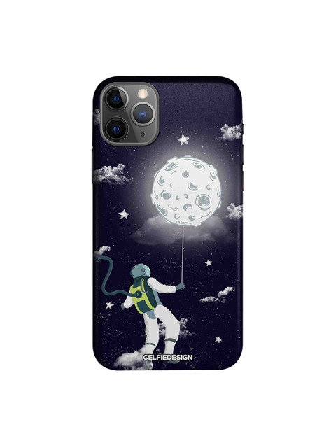 

CelfieDesign Navy Blue & White Spaceman Printed iPhone 11 Pro Sustainable Back Cover