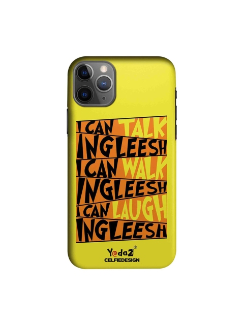 

CelfieDesign Yellow & Black I Can Talk Ingleesh Printed iPhone 11 Pro Sustainable Back Cover