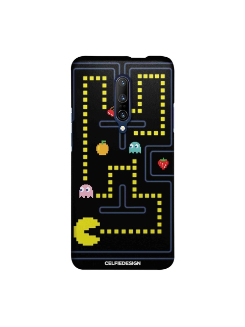 

CelfieDesign Black & Yellow Pacman OnePlus 7 Pro Base 501 Back Cover