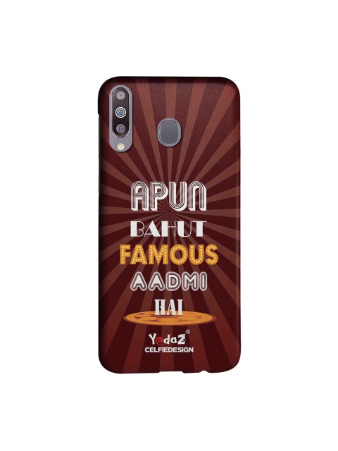 

CelfieDesign Brown & White Apun Bahot Famous Aadmi Samsung Galaxy M30 Sustainable Back Case