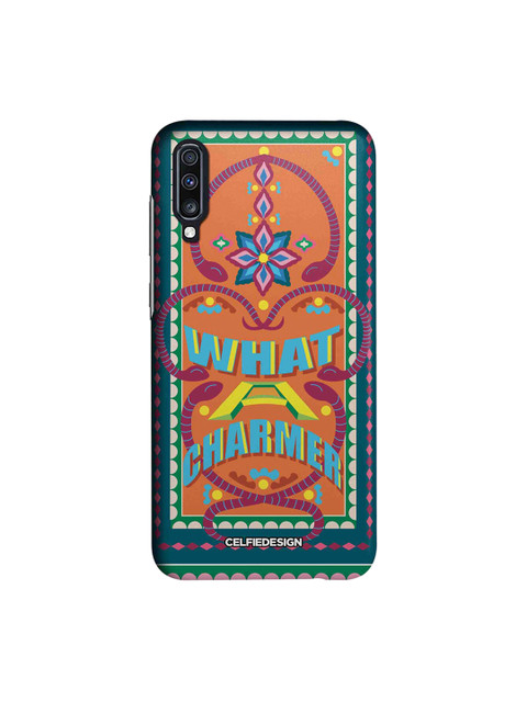 

CelfieDesign Orange & Blue What A Charmer Samsung Galaxy A70 Sustainable Back Case