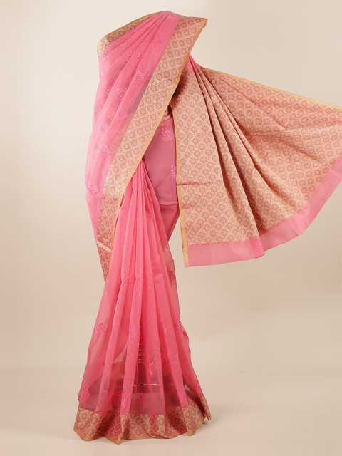 

Pothys Pink Woven Design Saree