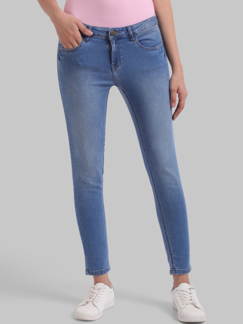 

Parx Women Blue Skinny Fit Mid-Rise Clean Look Jeans