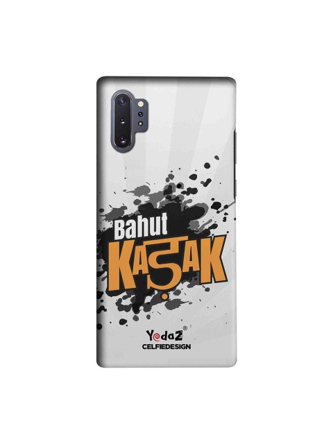 

CelfieDesign Off-White & Black Quirky Sustainable Bahut Kadak Samsung Galaxy Note10 Plus Back Cover