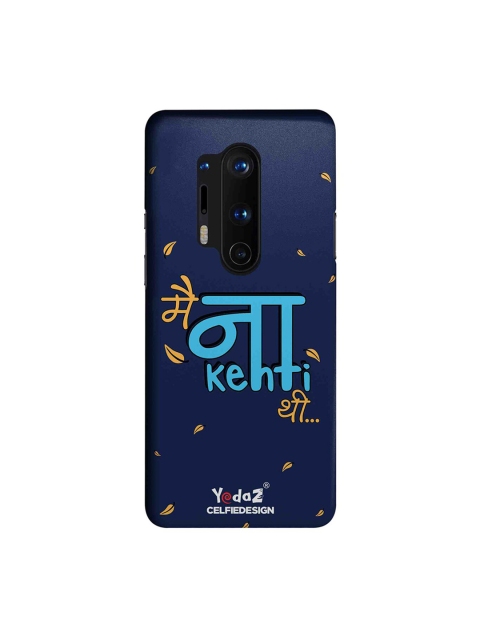 

CelfieDesign Navy-Blue Orange Main Kehti Thi OnePlus 8 Pro Sustainable Back Cover