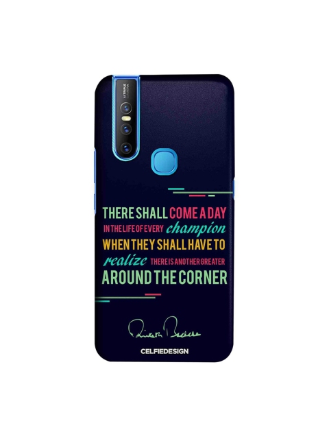 CelfieDesign Blue Champion AB Quotes Vivo V15 Sustainable Case