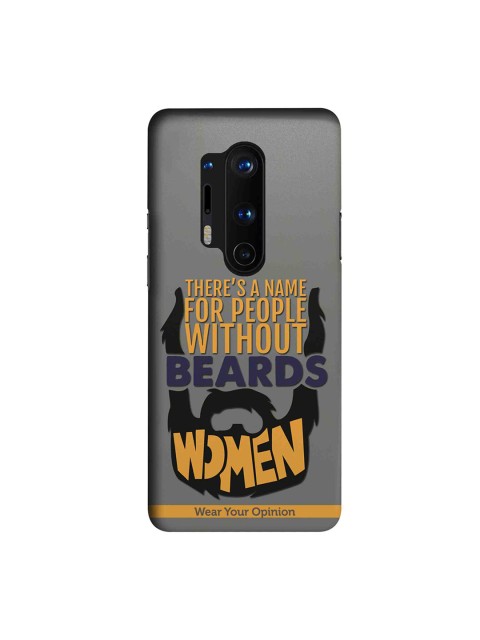 

CelfieDesign Grey & Yellow Typographic Printed Sustainable OnePlus 8 Pro Mobile Back Cover
