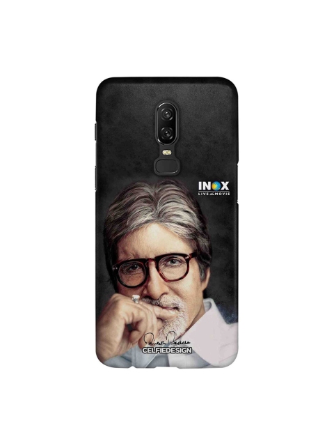 

CelfieDesign Black & White Inox BigB Printed OnePlus 6 Sustainable Back Cover
