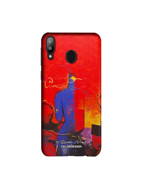 

CelfieDesign Building A Mystery Rouble Nagi Quirky Samsung Galaxy M20 Mobile Back Cover, Red