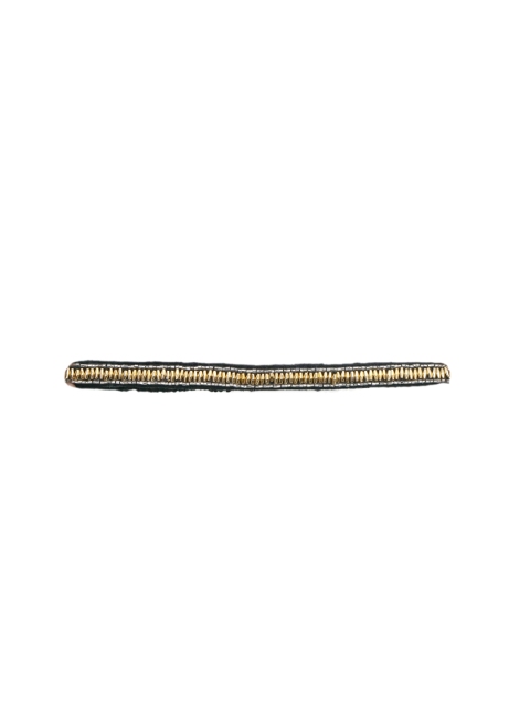 

Diwaah Women Black & Gold-Coloured Embellished Hairband