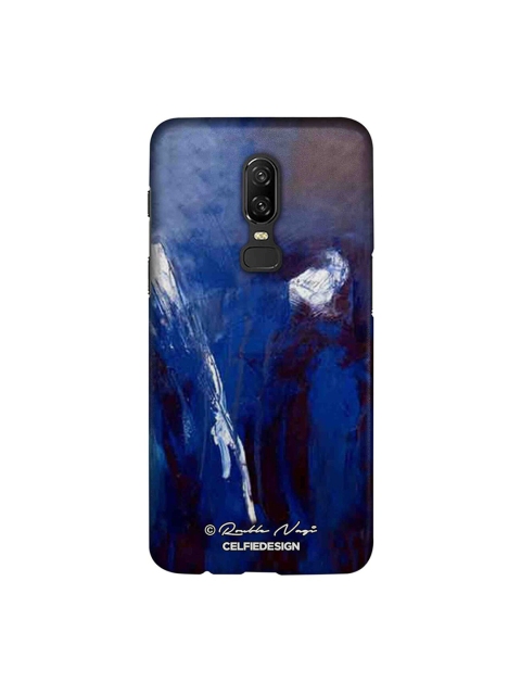 

CelfieDesign Blue & White Rainfall Rouble Nagi OnePlus 6 Sustainable Back Cover