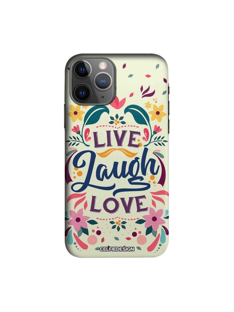 

CelfieDesign Purple & Blue Live Laugh Love Printed iPhone 11 Pro Max Sustainable Back Cover