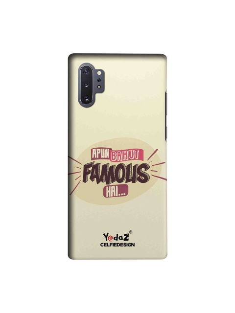 

CelfieDesign Yellow & Purple Apun Bahut Famous Hai Samsung Galaxy Note10 Plus Yedaz Sustainable Back Cover
