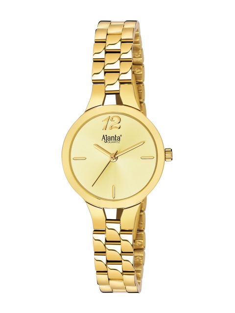 

Ajanta Women Gold-Toned Analogue Watch Ajanta_AWC602GKL/12-