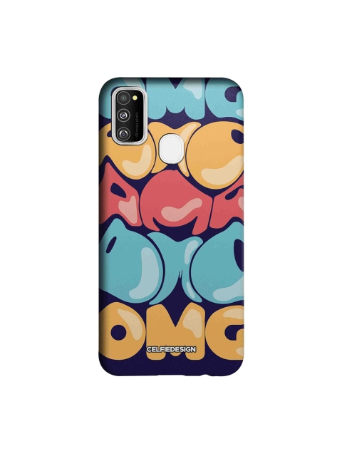 

CelfieDesign Black & Pink OMG Samsung Galaxy M30s Back Cover, Navy blue