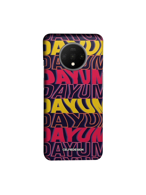 

CelfieDesign Black & Pink Dayum Swagger Quirky OnePlus 7T Back Cover