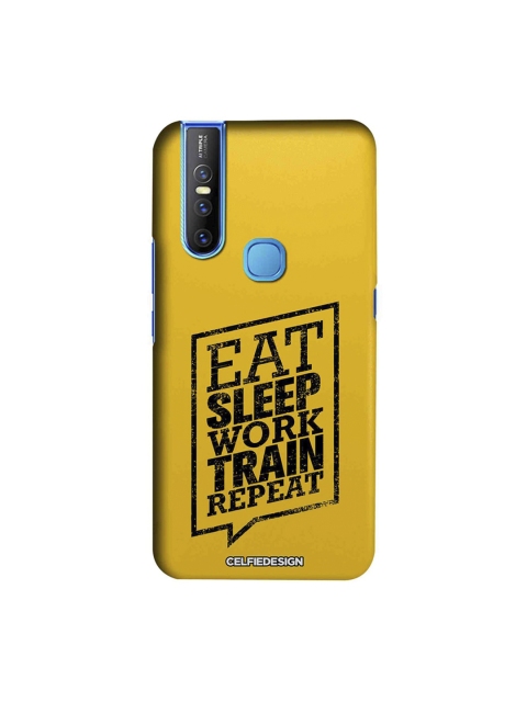

CelfieDesign Yellow & Black Eat Sleep Vivo V15 Sustainable Case