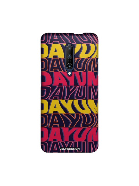 

CelfieDesign Purple & Yellow Quirky Dayum OnePlus 7 Pro Back Cover