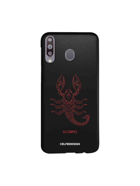 

CelfieDesign Black & Red Scorpio Zodiac Quirky Sustainable Samsung Galaxy M30S Mobile Back Cover
